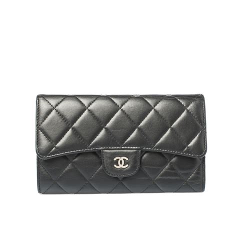 chanel wallet black quilted|where to buy Chanel wallet.